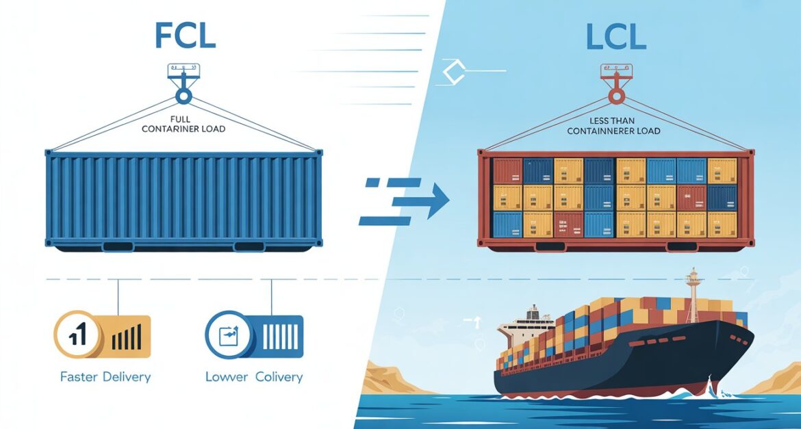FCL vs LCL Shipping