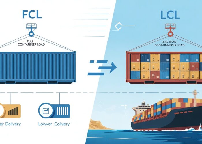 FCL vs LCL Shipping