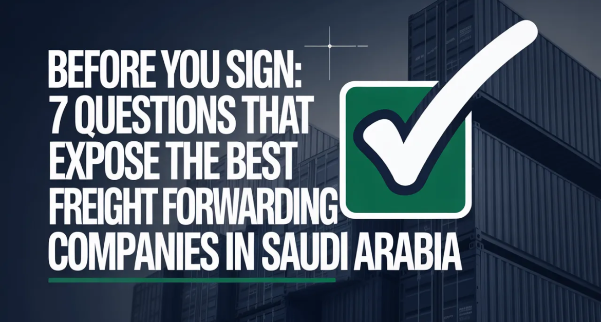 7 Questions for Freight Forwarding