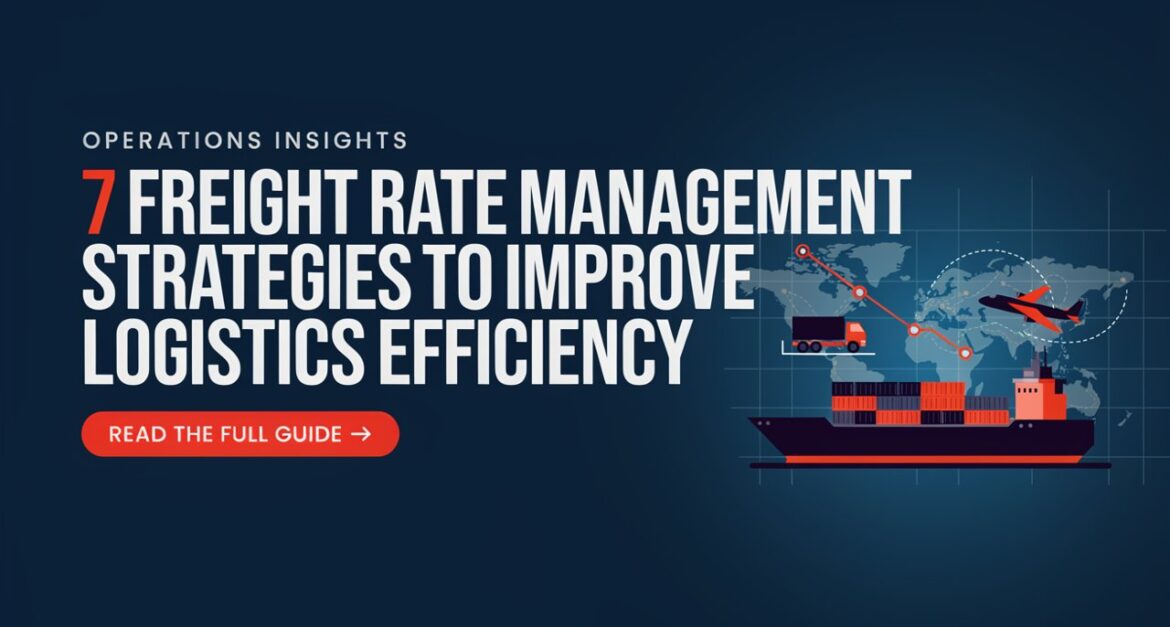 freight rate management