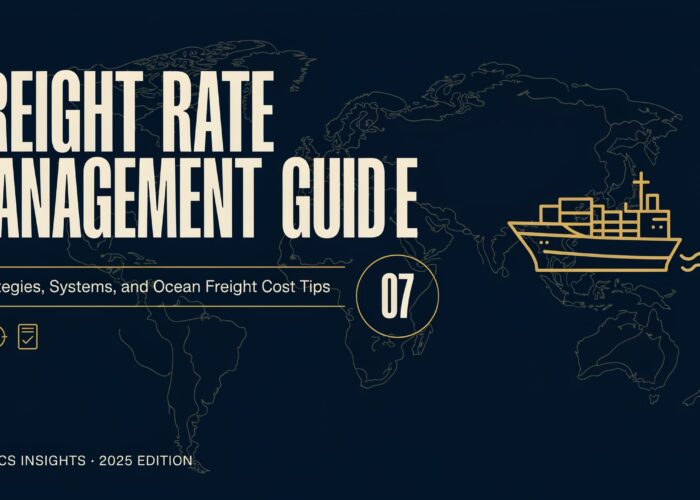freight rate management freight rate management